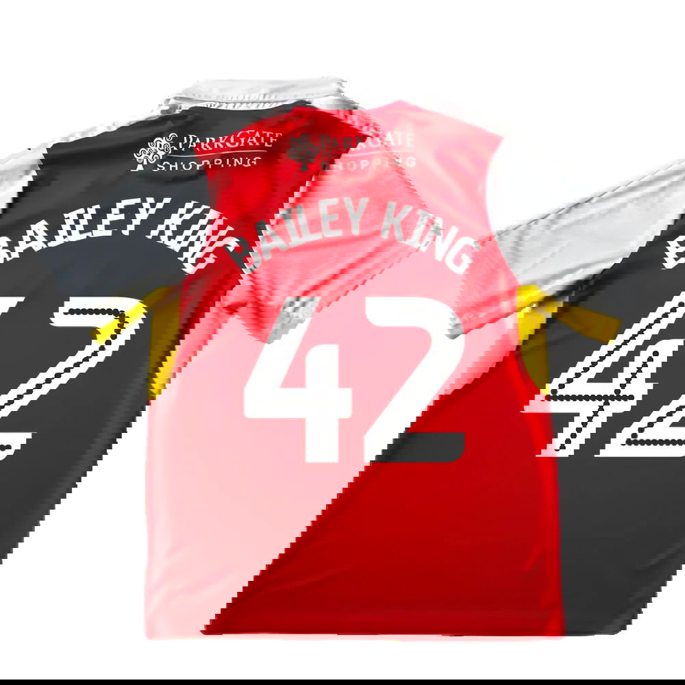 Rotherham 2016-17 Home Shirt ((Good) XL) (Bailey King 42)