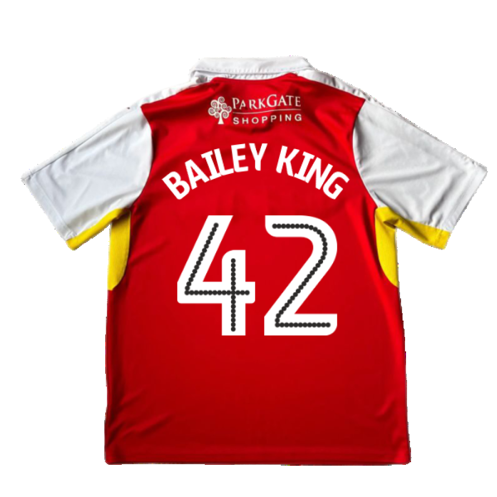 Rotherham 2016-17 Home Shirt ((Good) XL) (Bailey King 42)