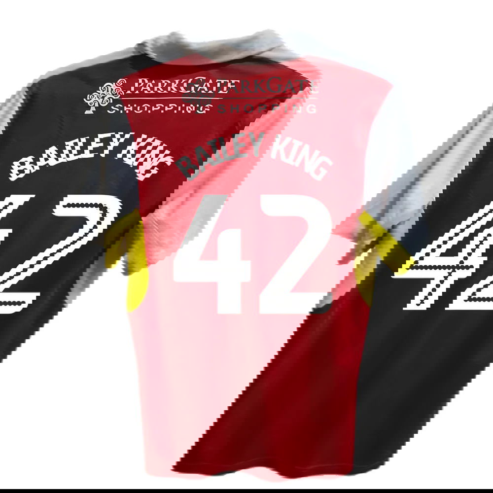 Rotherham 2016-17 Home Shirt ((Good) XL) (Bailey King 42)