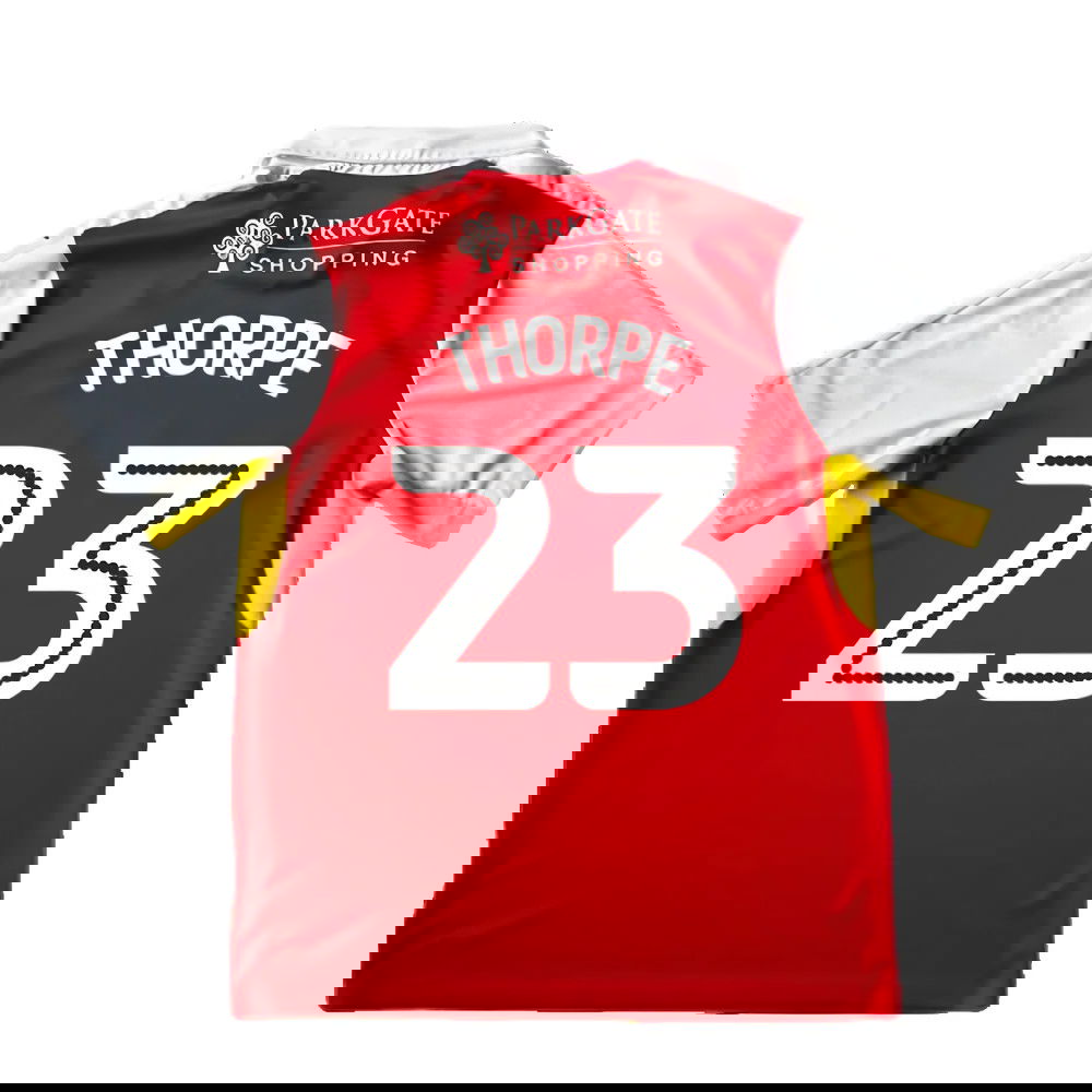 Rotherham 2016-17 Home Shirt ((Good) XL) (Thorpe 23)