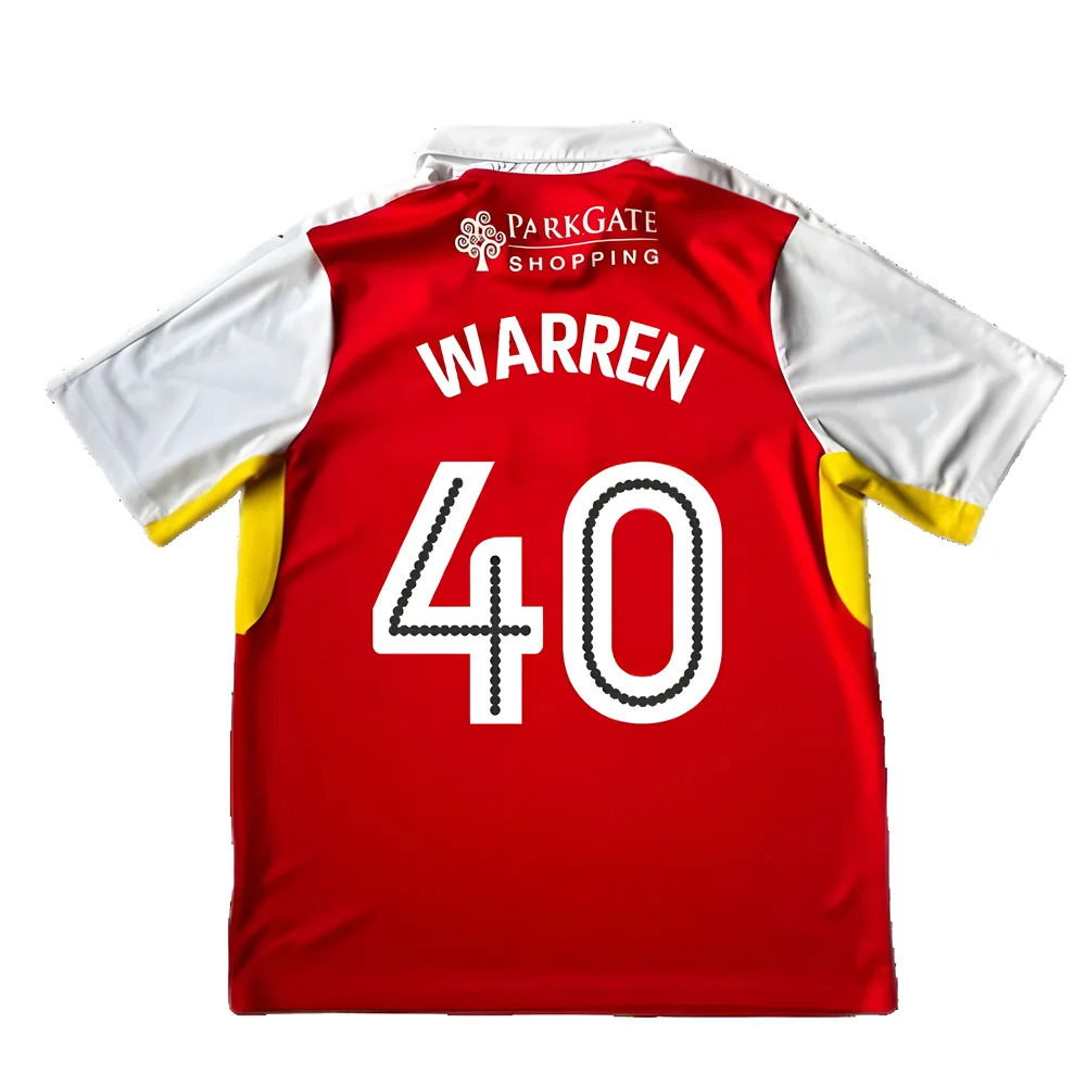 Rotherham 2016-17 Home Shirt ((Good) XL) (Warren 40)