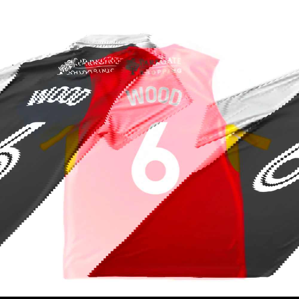 Rotherham 2016-17 Home Shirt ((Good) XL) (Wood 6)