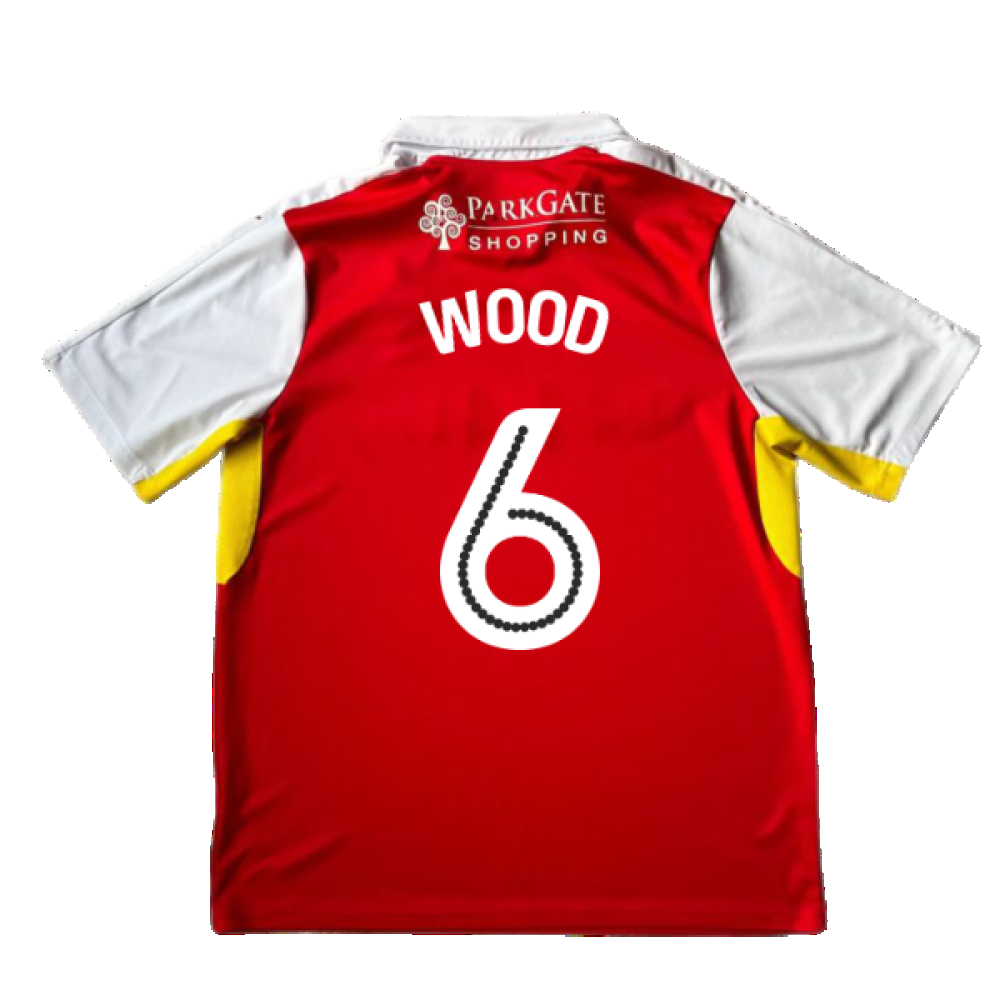 Rotherham 2016-17 Home Shirt ((Good) XL) (Wood 6)