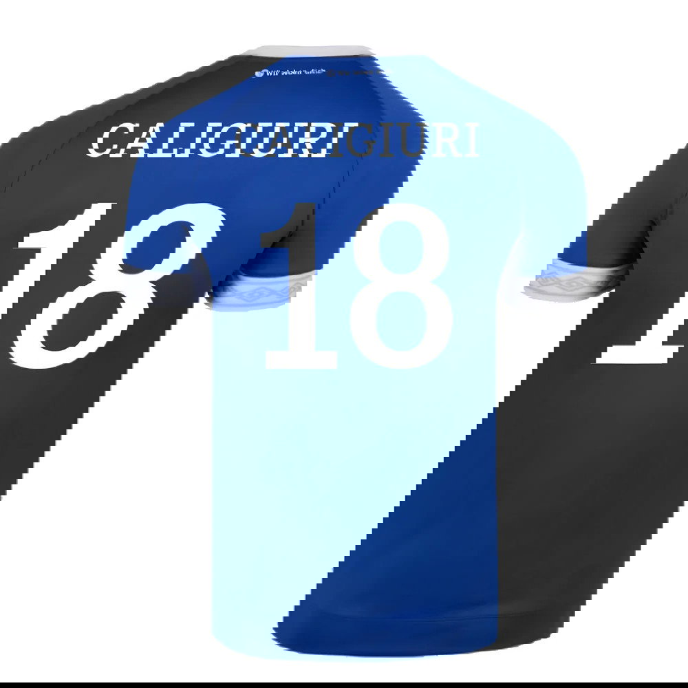 Schalke 2018-19 Home Shirt (2XL) (Excellent) (Caligiuri 18)