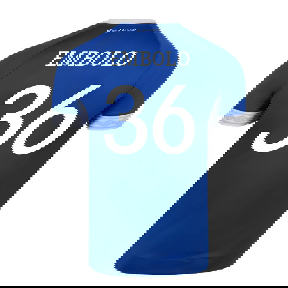 Schalke 2018-19 Home Shirt (2XL) (Excellent) (Embolo 36)