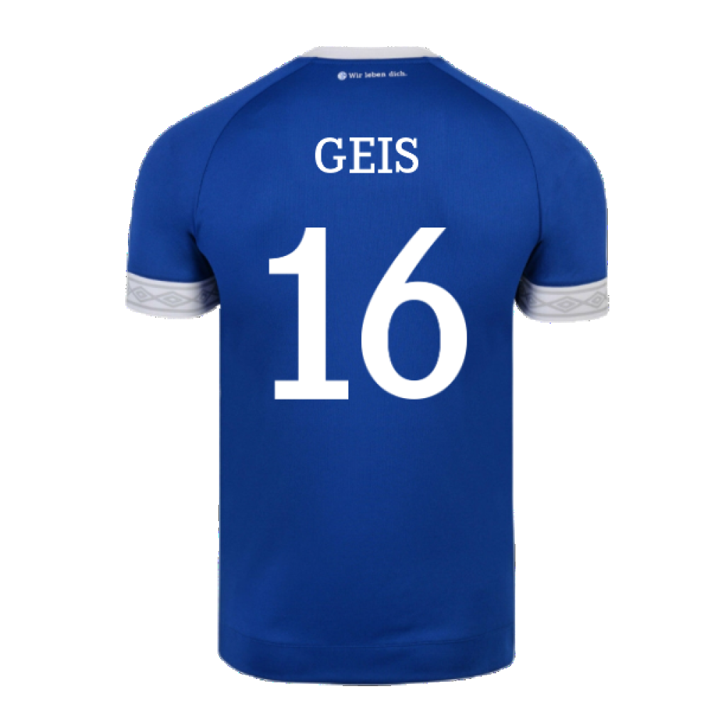 Schalke 2018-19 Home Shirt ((Mint) XXL) (Geis 16)