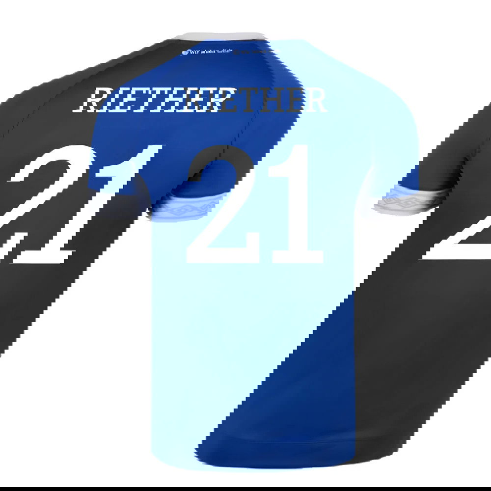 Schalke 2018-19 Home Shirt (2XL) (Excellent) (Riether 21)