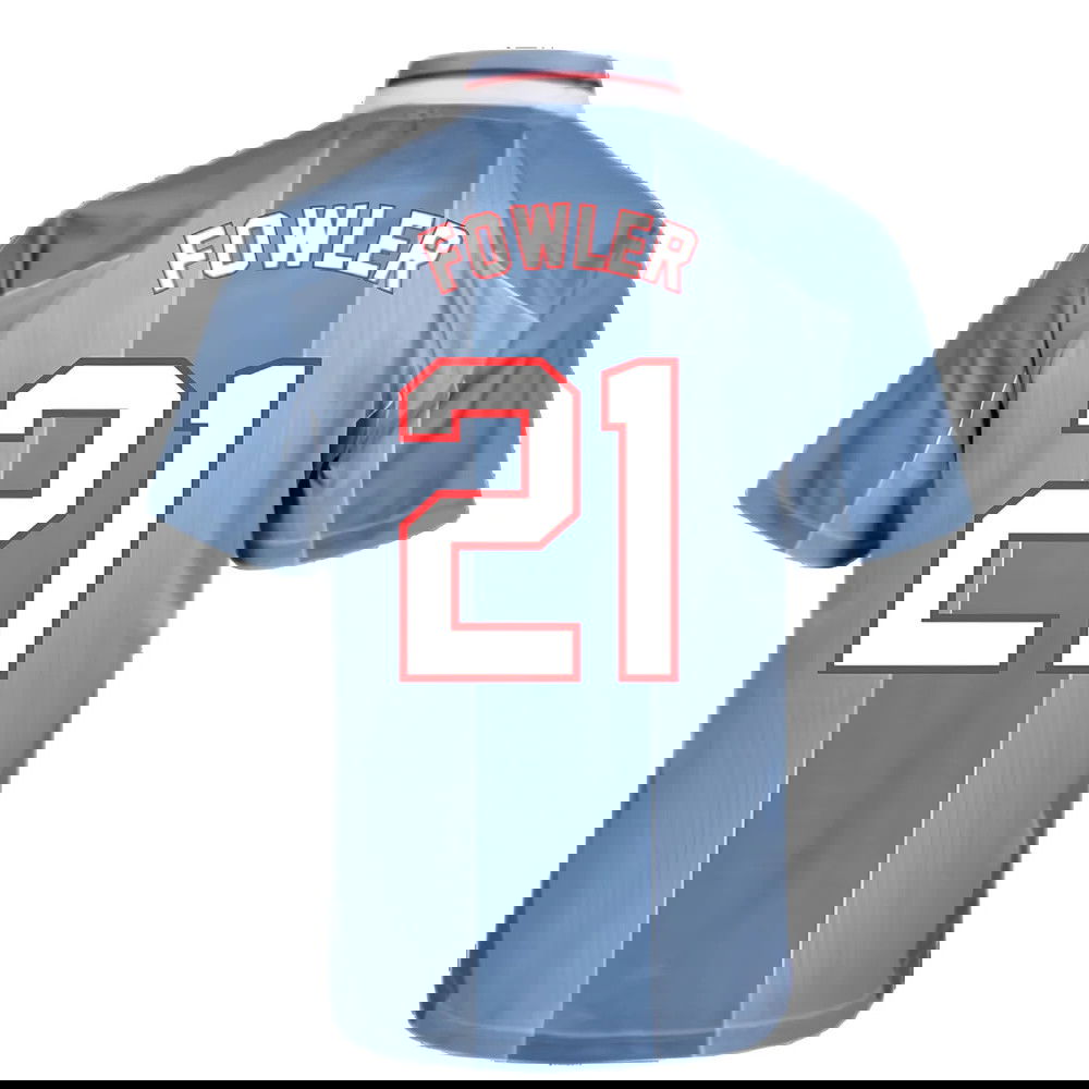 Score Draw England 1996 Away Euro Championship Retro Football Shirt (Fowler 21)