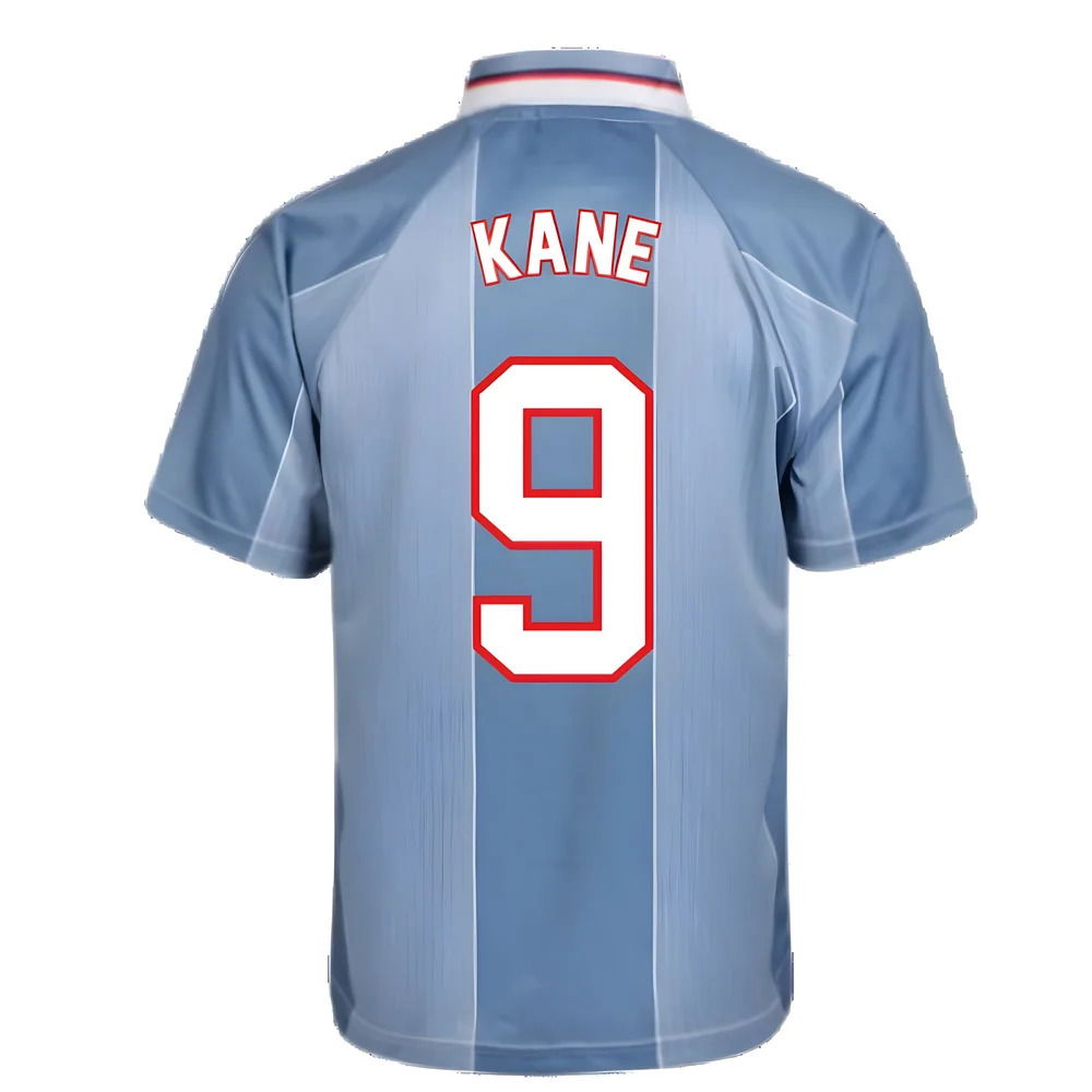 Score Draw England 1996 Away Euro Championship Retro Football Shirt (Kane 9)