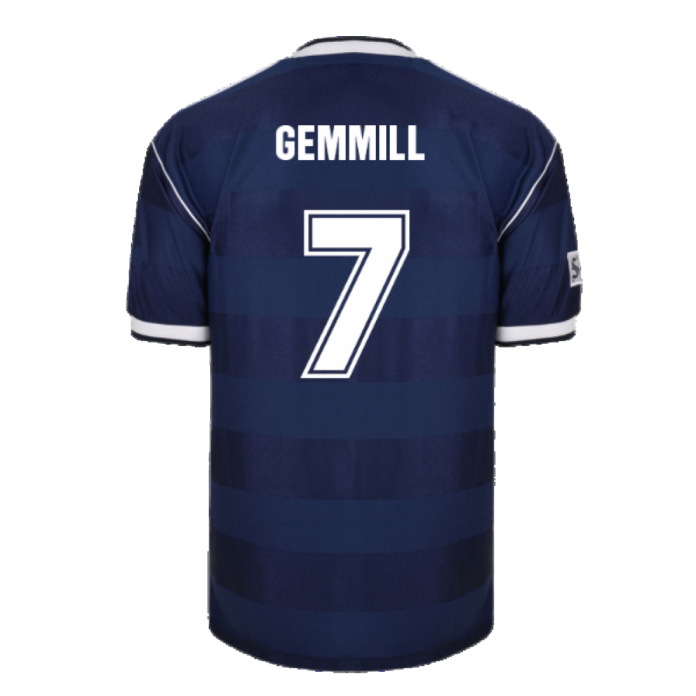 Score Draw Scotland 1986 Retro Football Shirt (GEMMILL 7)