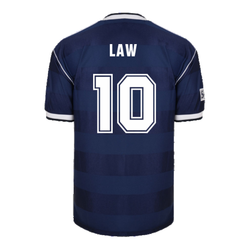 Score Draw Scotland 1986 Retro Football Shirt (LAW 10)