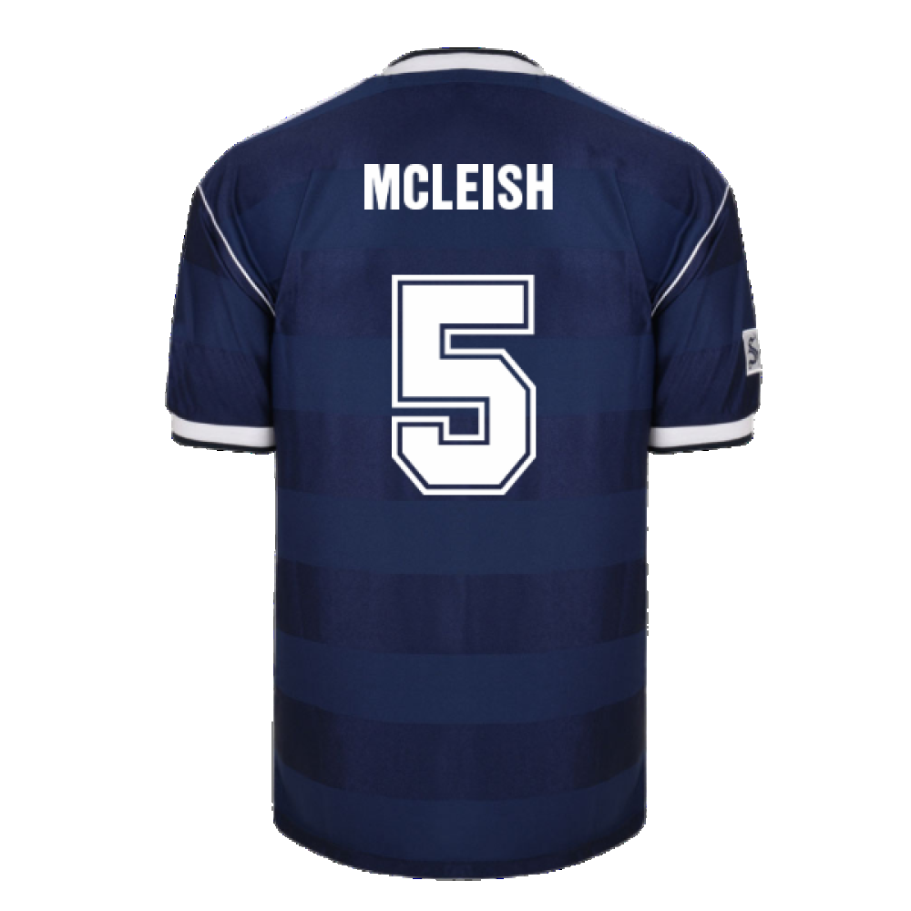 Score Draw Scotland 1986 Retro Football Shirt (MCLEISH 5)