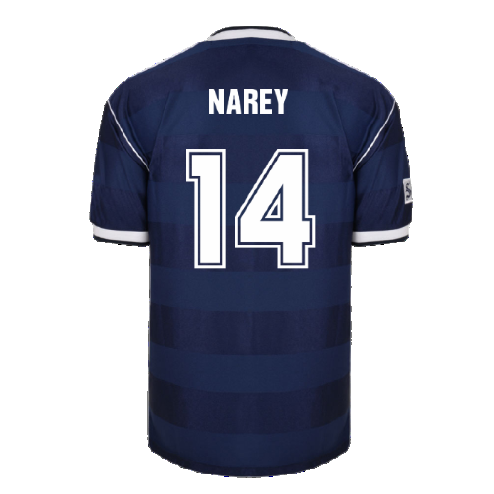 Score Draw Scotland 1986 Retro Football Shirt (Narey 14)