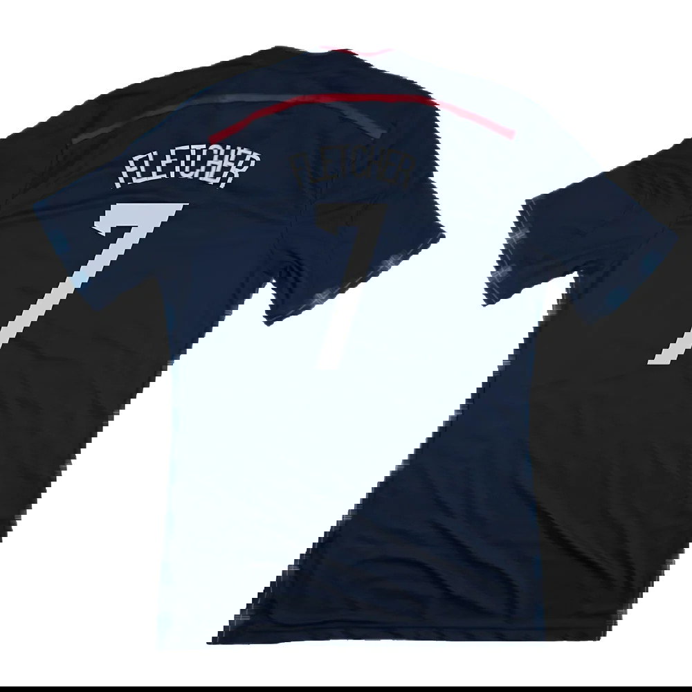 Scotland 2014-15 Player Issue Home Shirt (M) (Excellent) (Fletcher 7)