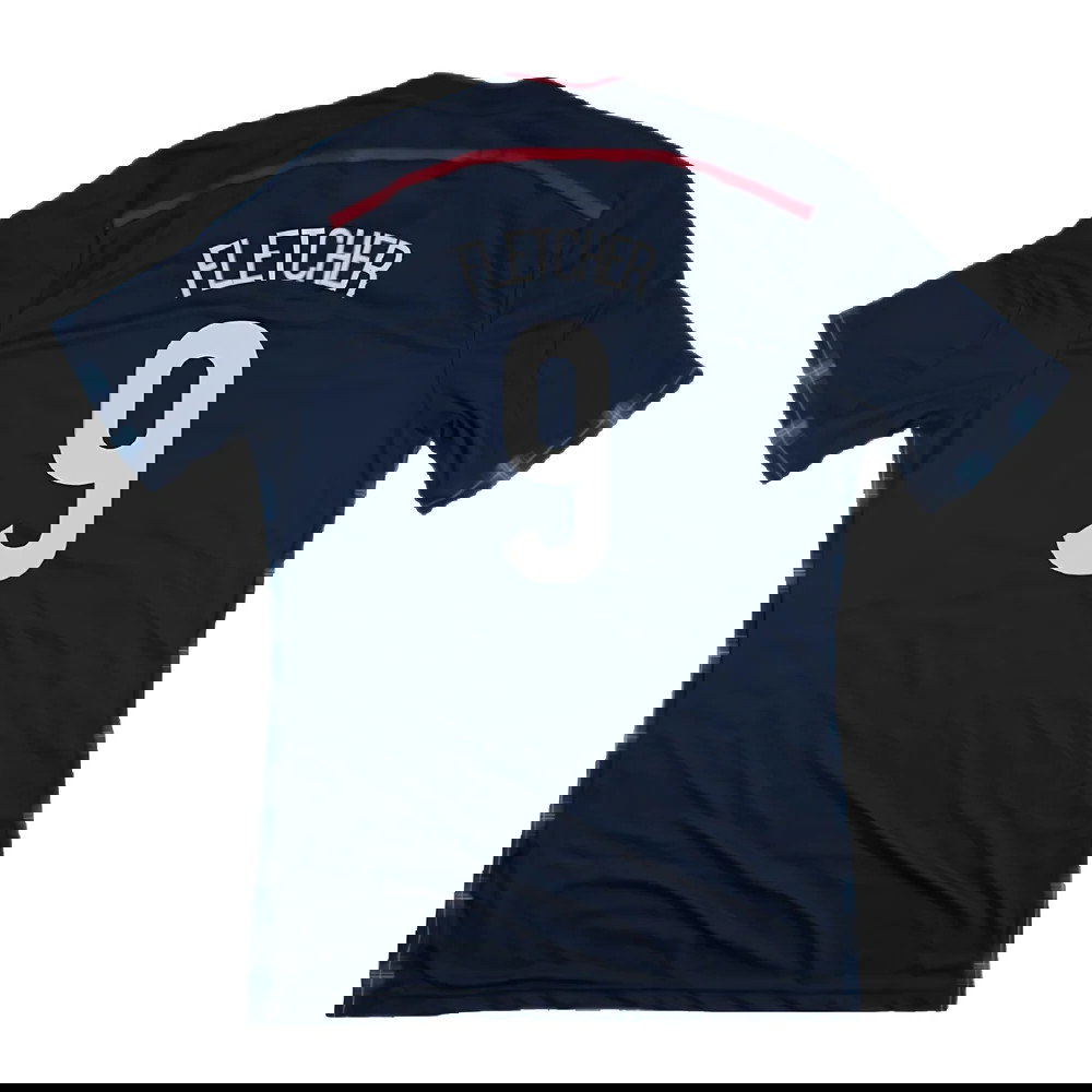 Scotland 2014-15 Player Issue Home Shirt (M) (Excellent) (Fletcher 9)