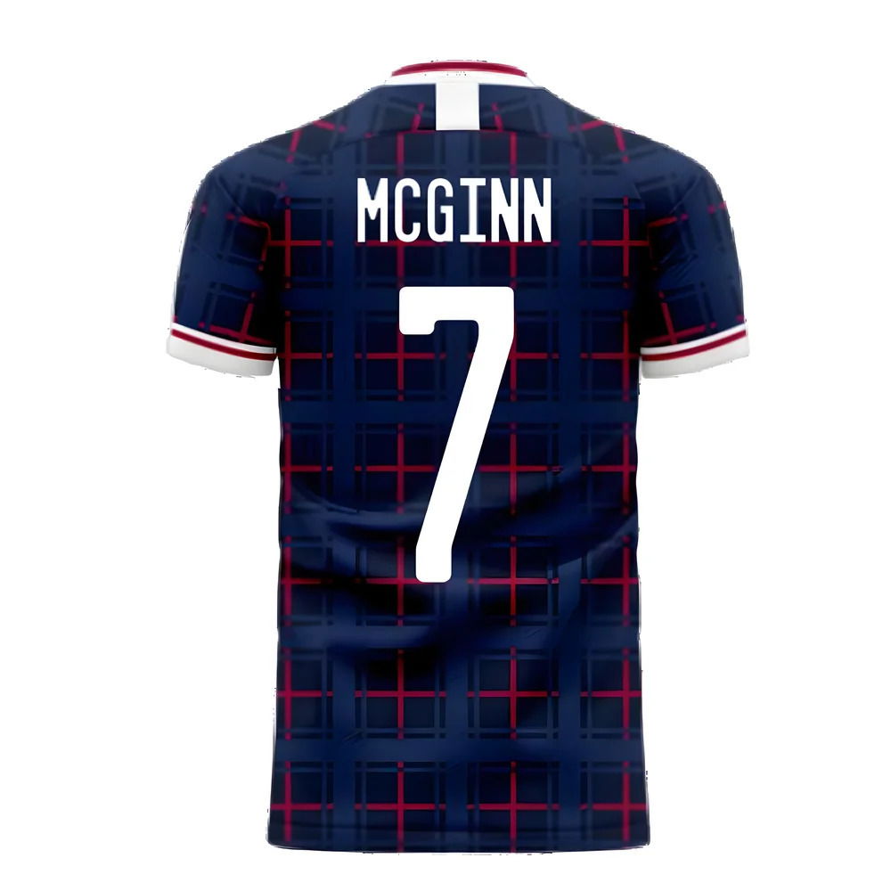 Scotland 2020-2021 Home Concept Shirt (Fans Culture) (McGinn 7)