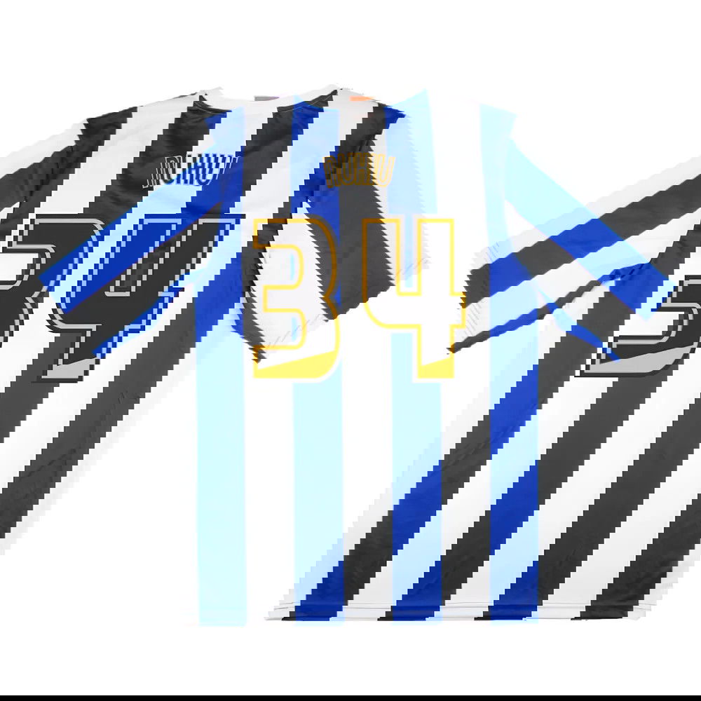 Sheffield Wednesday 2013-14 Home Shirt (Sponsorless) (S) (Excellent) (Nuhiu 34)