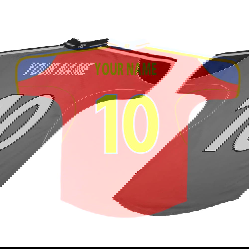 Spain 1999-02 Home Shirt ((Excellent) M) (Your Name)