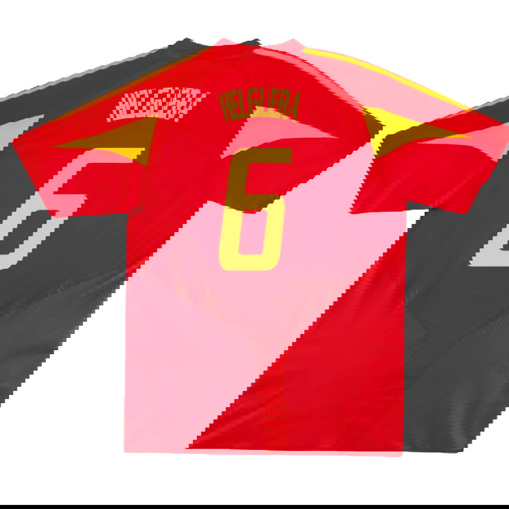 Spain 2004-06 Home Shirt (S) (Excellent) (Helguera 6)