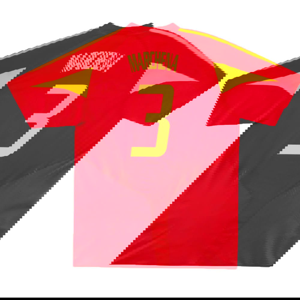 Spain 2004-06 Home Shirt (S) (Excellent) (Marchena 3)
