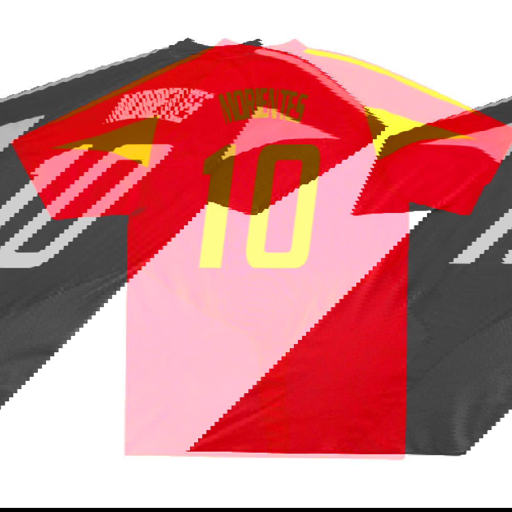 Spain 2004-06 Home Shirt (S) (Excellent) (Morientes 10)