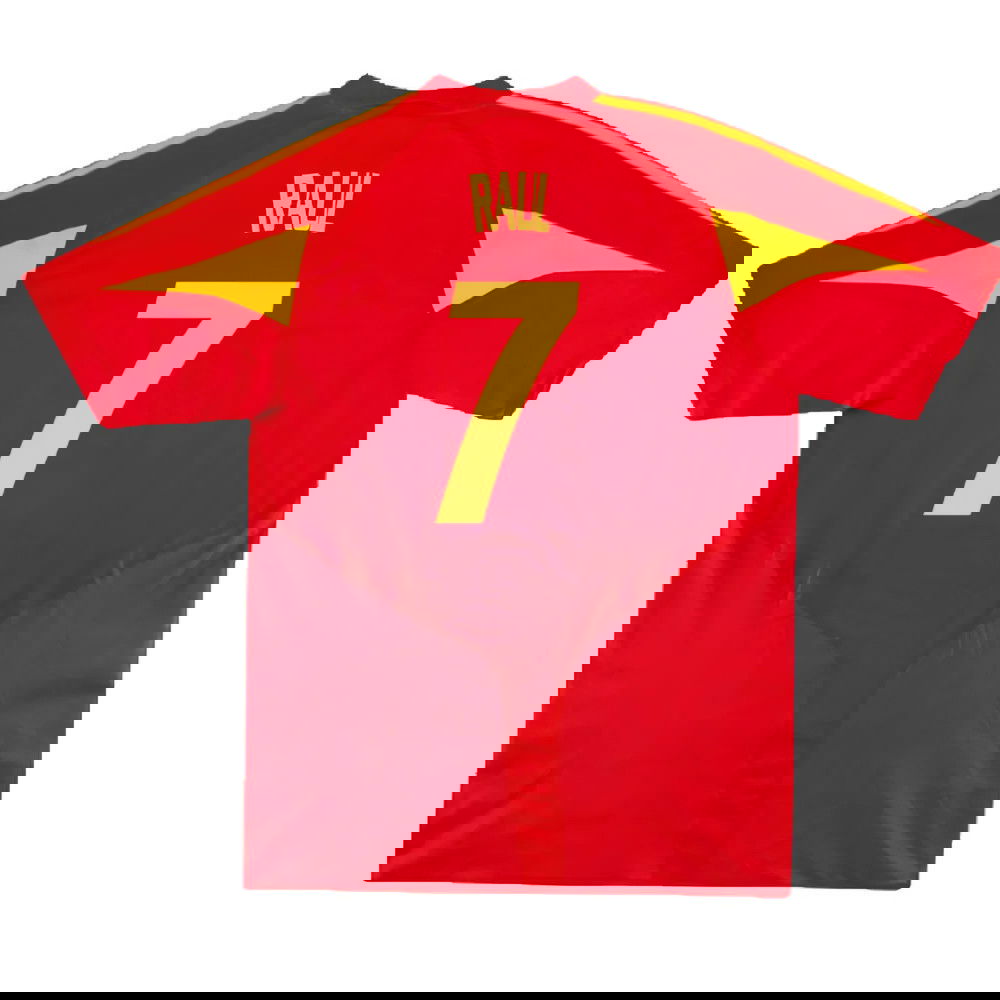 Spain 2004-2006 Home Shirt. (Very Good) (Raul 7)