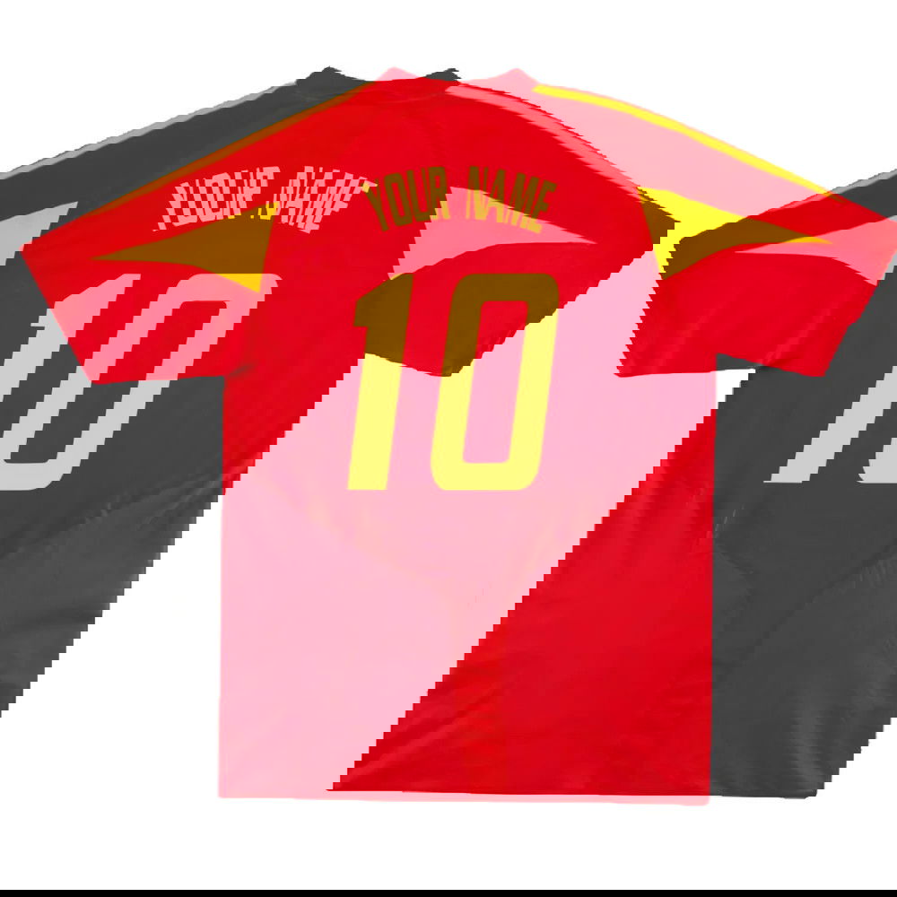 Spain 2004-06 Home Shirt ((Very Good) XL) (Your Name)