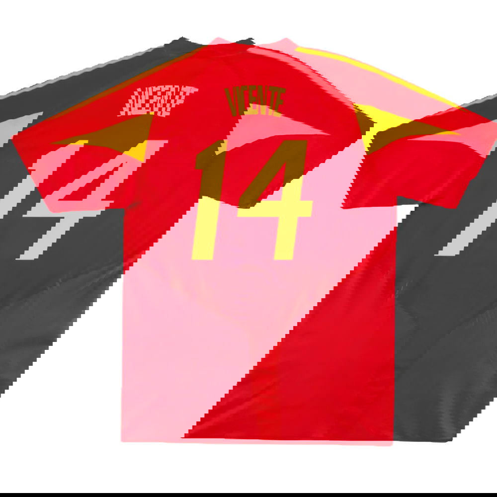 Spain 2004-2006 Home Shirt. (Very Good) (Vicente 14)