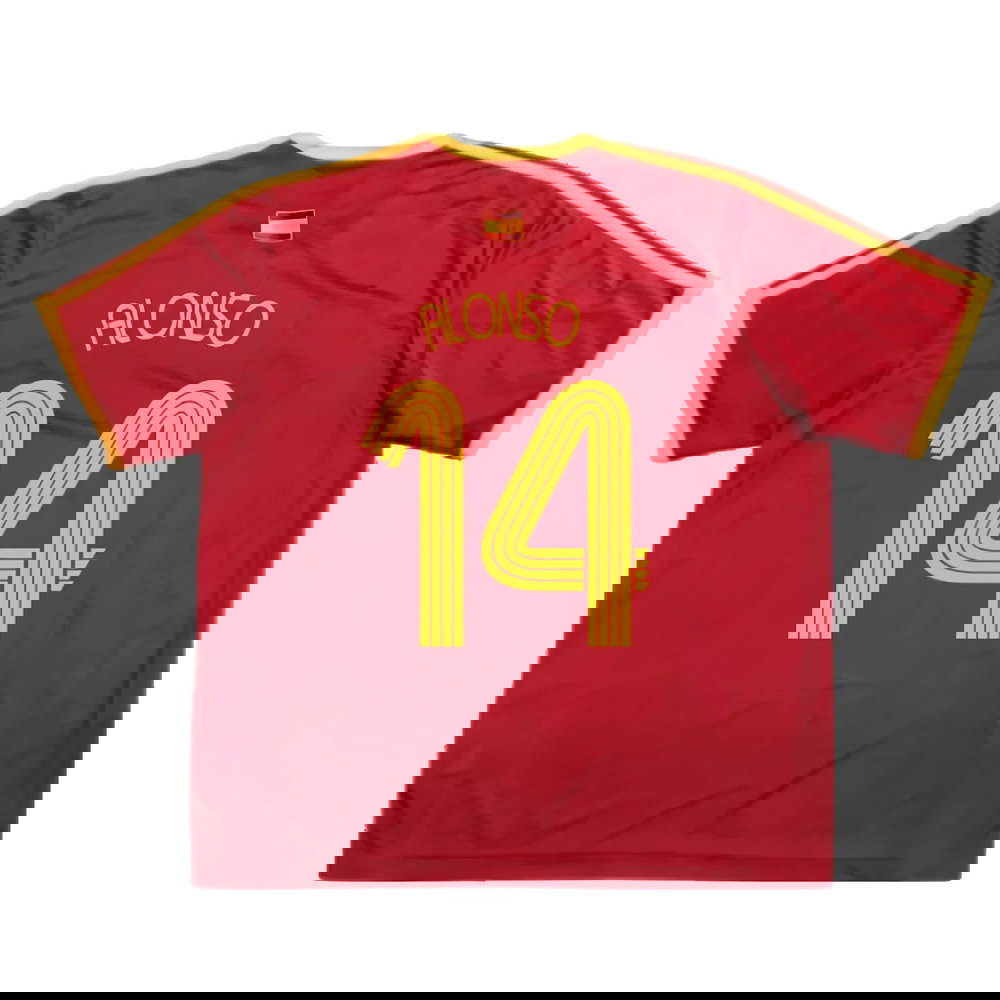 Spain 2006-07 Basic Home Shirt (S) (Excellent) (Alonso 14)