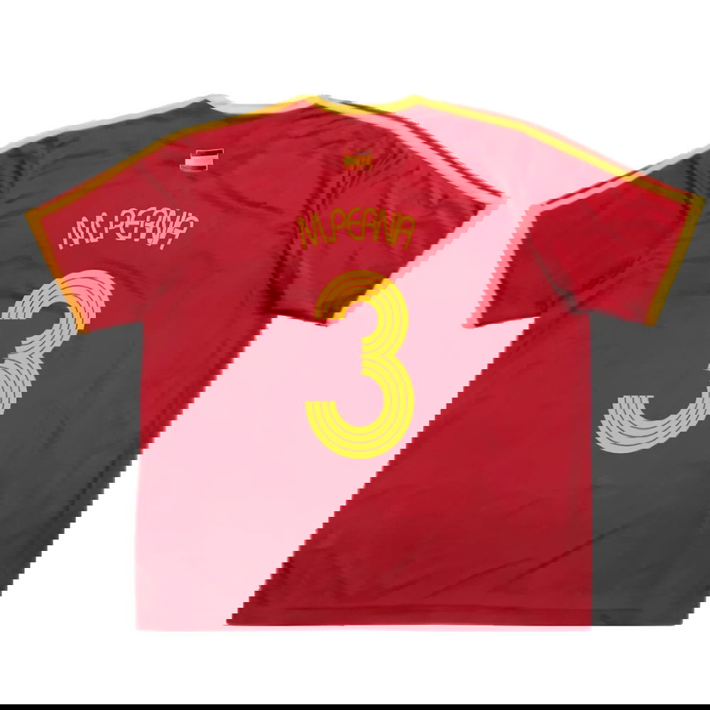 Spain 2006-07 Basic Home Shirt (S) (Excellent) (M.Pernia 3)