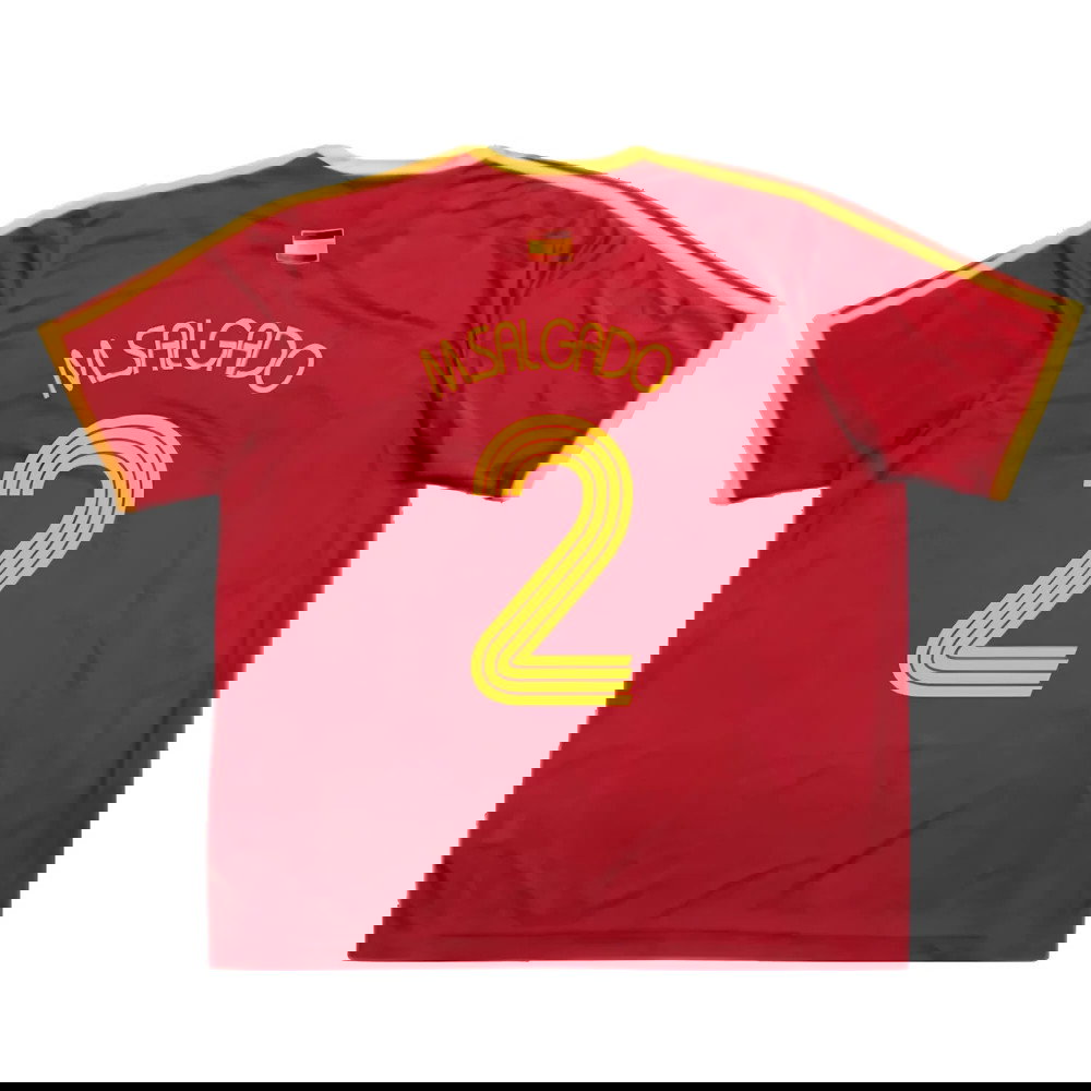 Spain 2006-07 Basic Home Shirt (S) (Excellent) (M.Salgado 2)