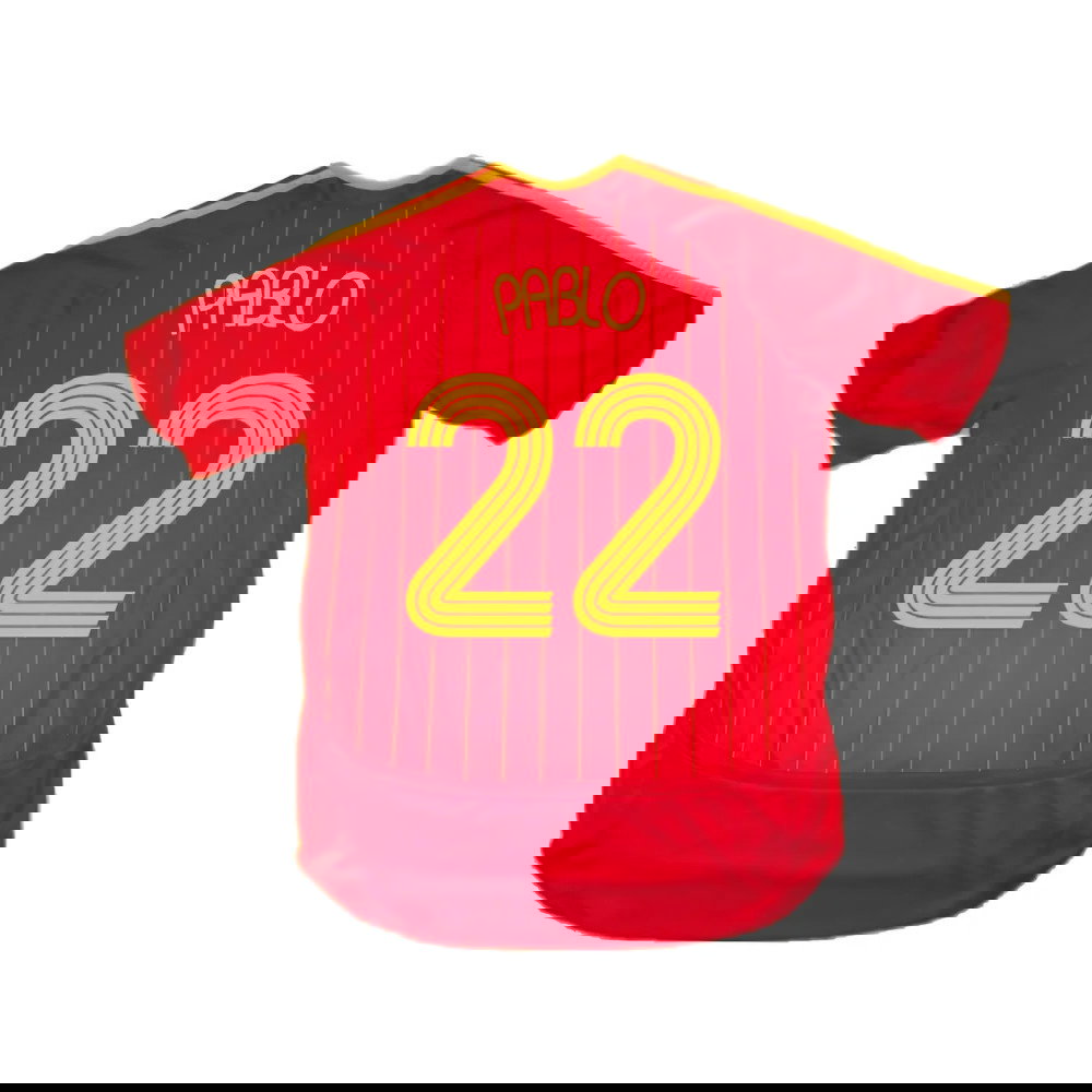 Spain 2006-08 Home Shirt (S) (Excellent) (Pablo 22)