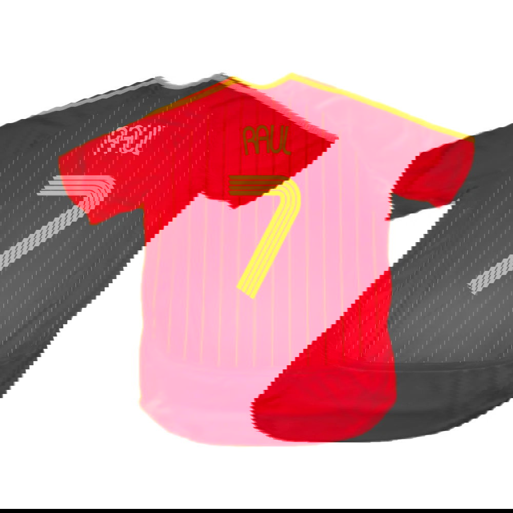 Spain 2006-08 Home Shirt (S) (Excellent) (Raul 7)