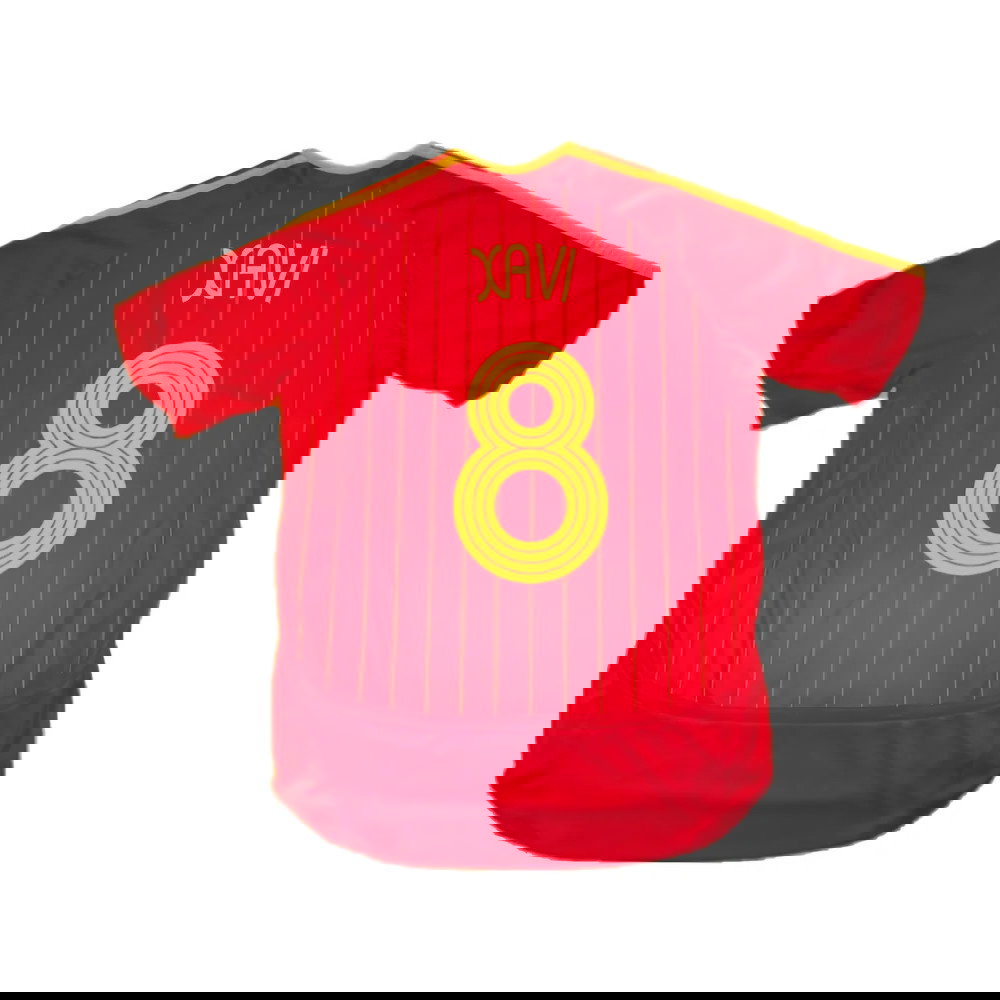 Spain 2006-08 Home Shirt (S) (Excellent) (Xavi 8)