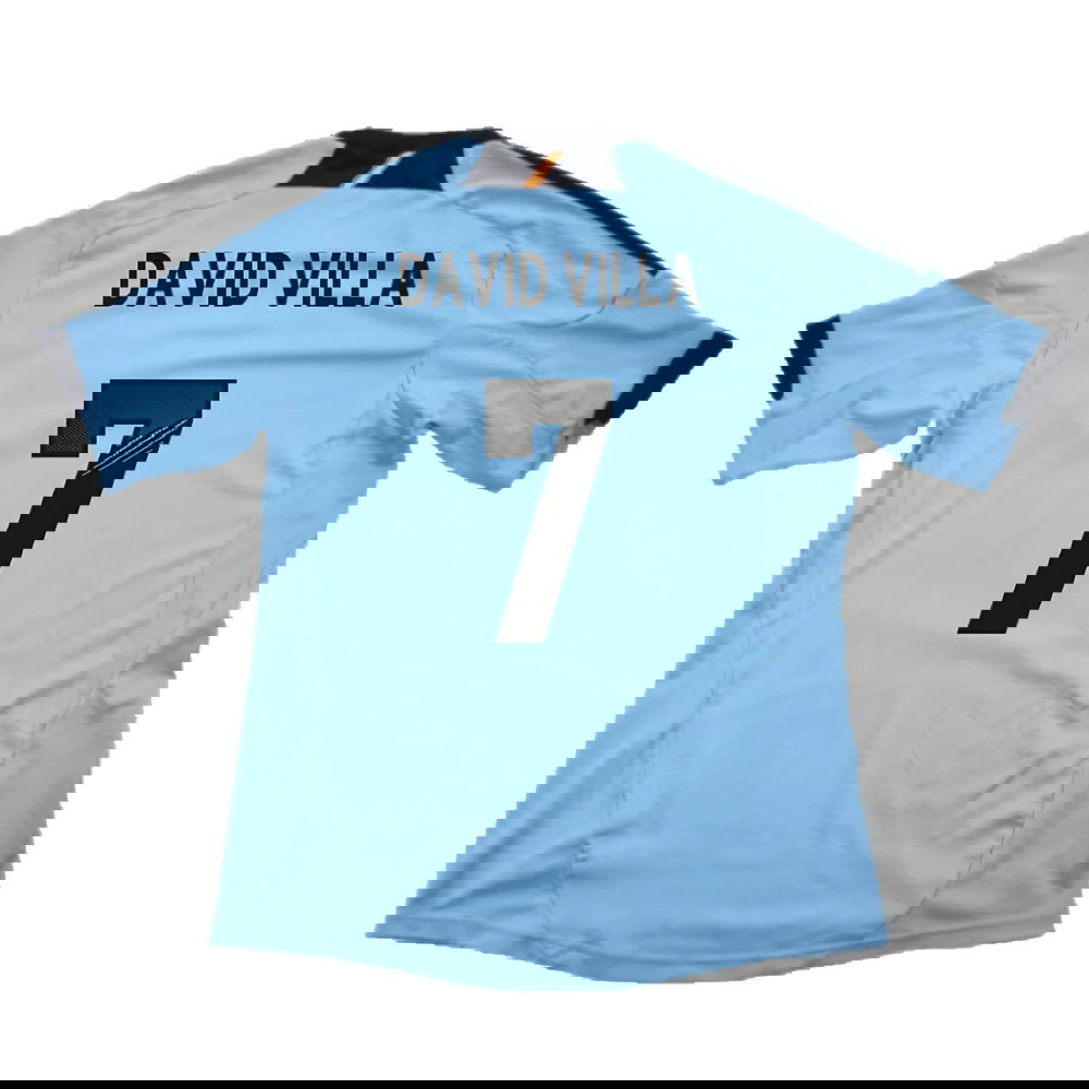 Spain 2012-13 Away Shirt (XLB) (Very Good) (David Villa 7)