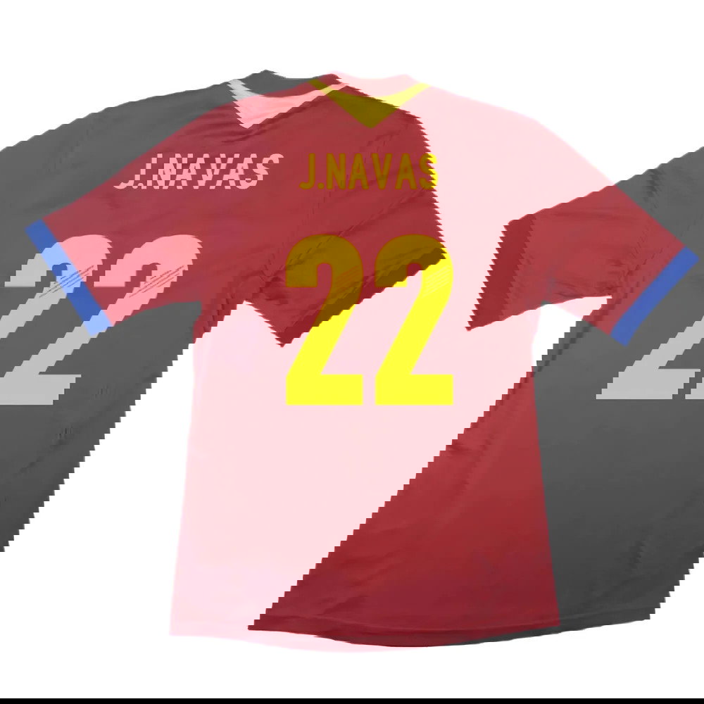 Spain 2013-14 Home Shirt (S) (Excellent) (J.Navas 22)