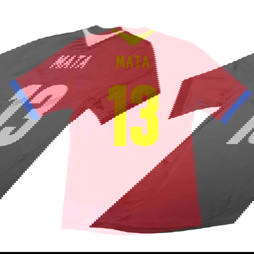 Spain 2013-14 Home Shirt (S) (Excellent) (Mata 13)