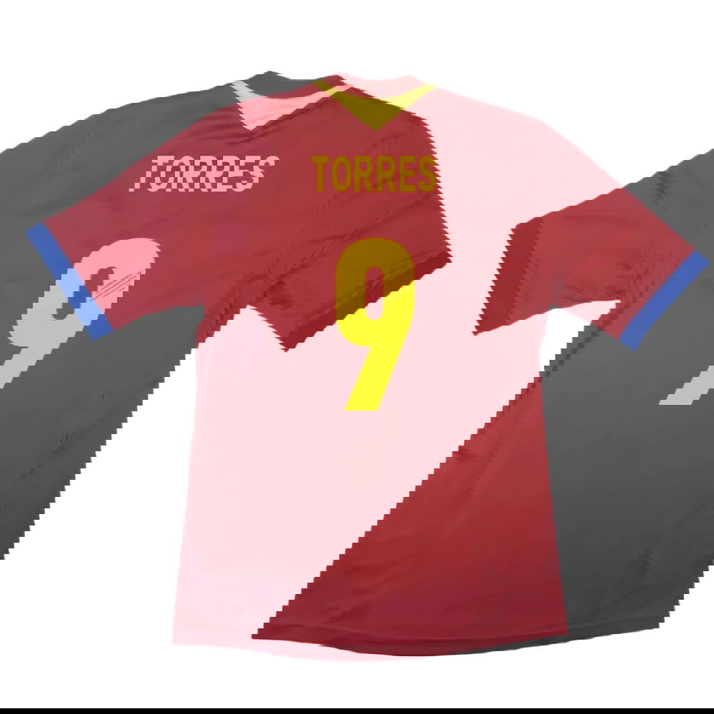 Spain 2013-14 Home Shirt (S) (Excellent) (Torres 9)