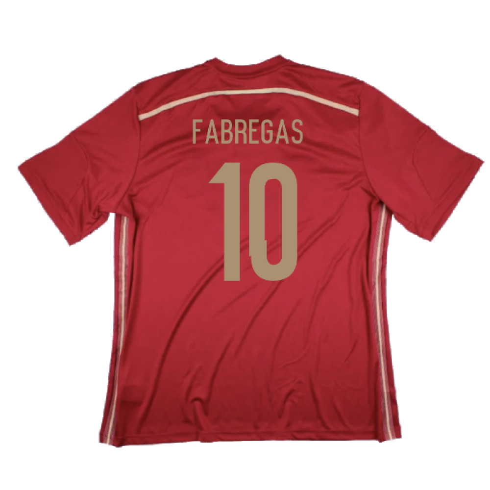 Spain 2014-15 Home Shirt (XS) (Excellent) (Fabregas 10)