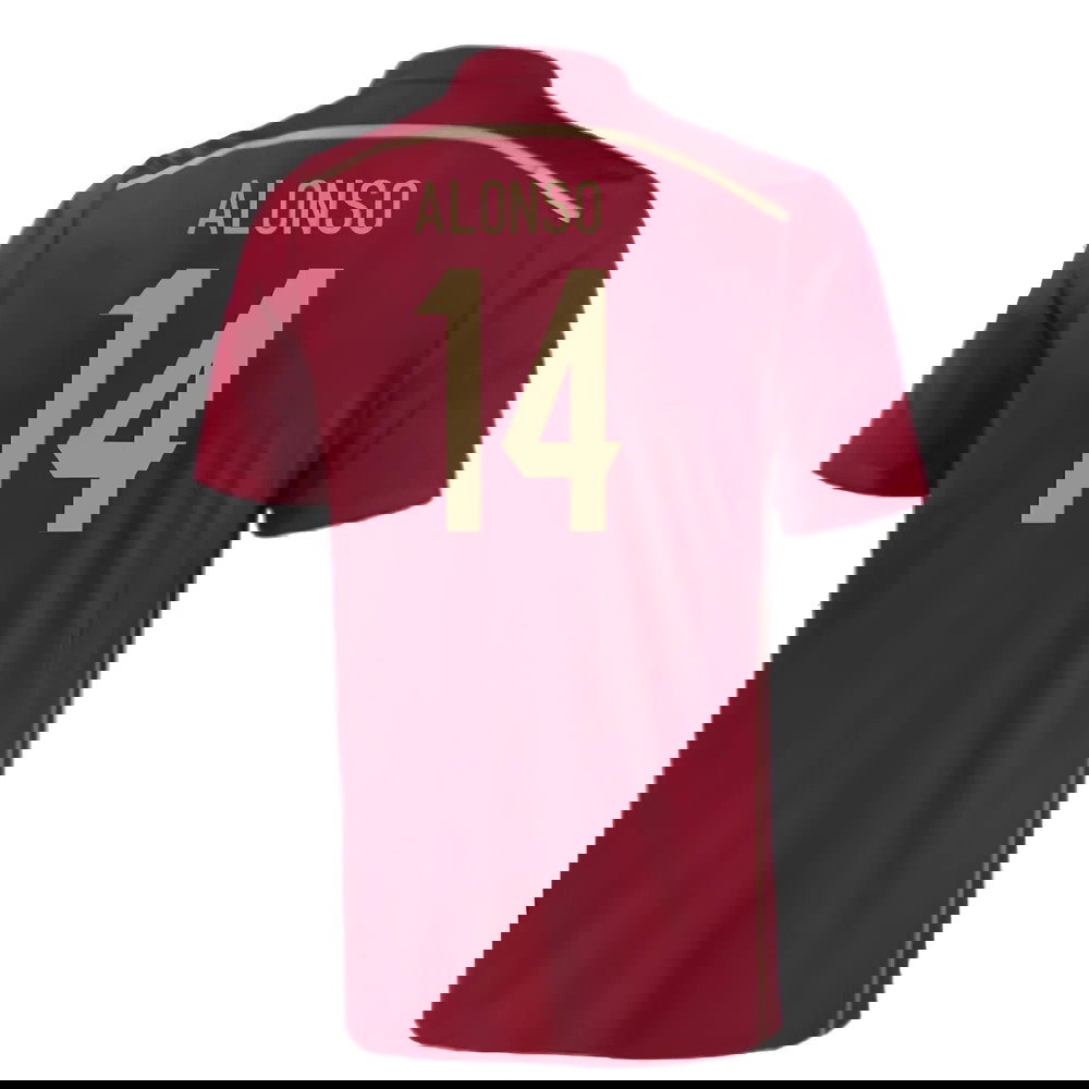 Spain 2015-16 Home Shirt (2-3y) (Mint) (Alonso 14)