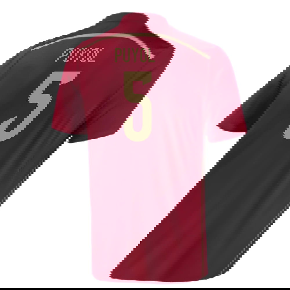 Spain 2015-16 Home Shirt (2-3y) (Mint) (PUYOL 5)