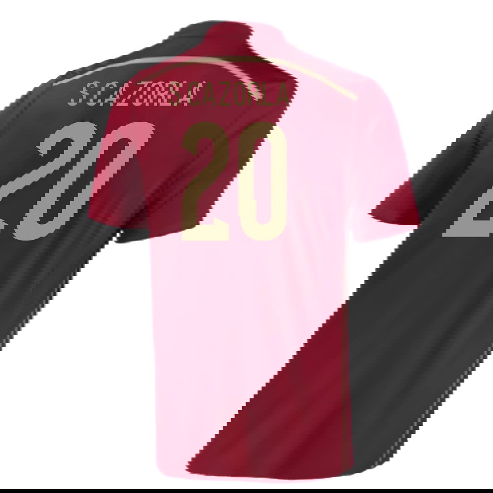 Spain 2015-16 Home Shirt (2-3y) (Mint) (S Cazorla 20)