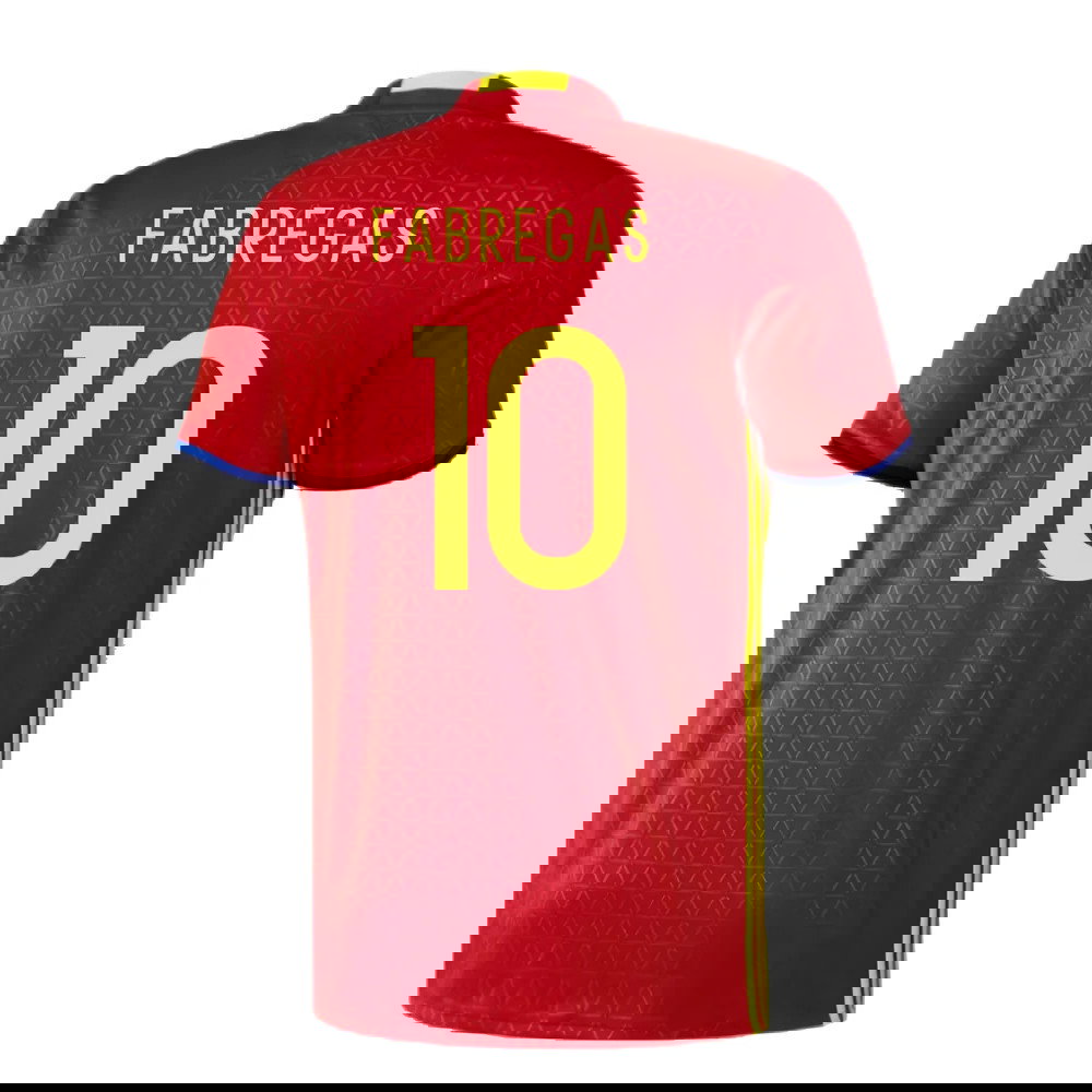 Spain 2016-17 Home Shirt (XS) (Excellent) (Fabregas 10)