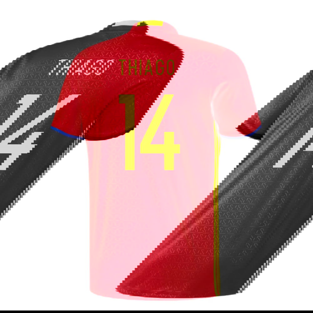 Spain 2016-17 Home Shirt (XS) (Excellent) (Thiago 14)