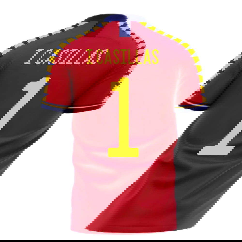 Spain 2025-2026 Home Concept Football Kit (Libero) (I CASILLAS 1)