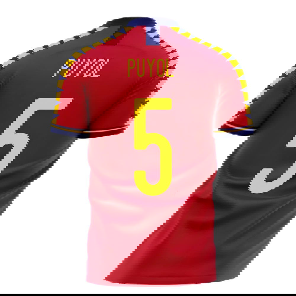 Spain 2025-2026 Home Concept Football Kit (Libero) (PUYOL 5)