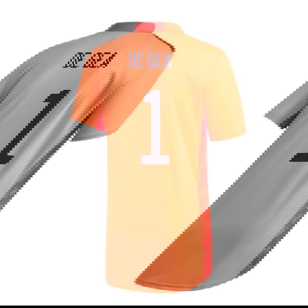 Spain 2020-21 Home Goalkeeper Shirt (L) (BNWT) (De Gea 1)
