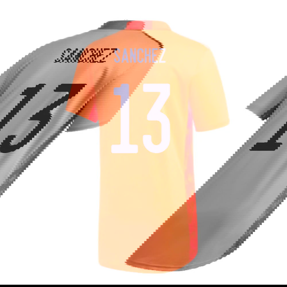 Spain 2020-21 Home Goalkeeper Shirt (L) (BNWT) (Sanchez 13)