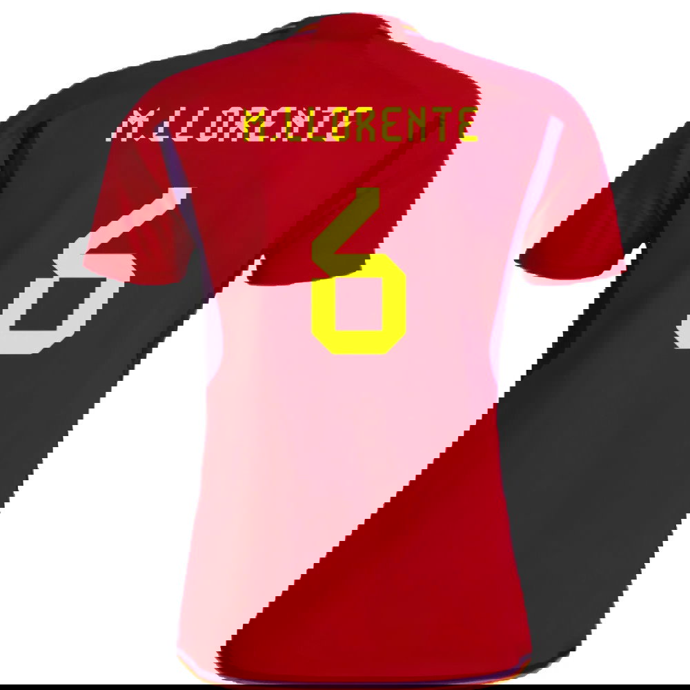 Spain 2022-23 Home Shirt (Womens XL-) (M.Llorente 6) (Mint)