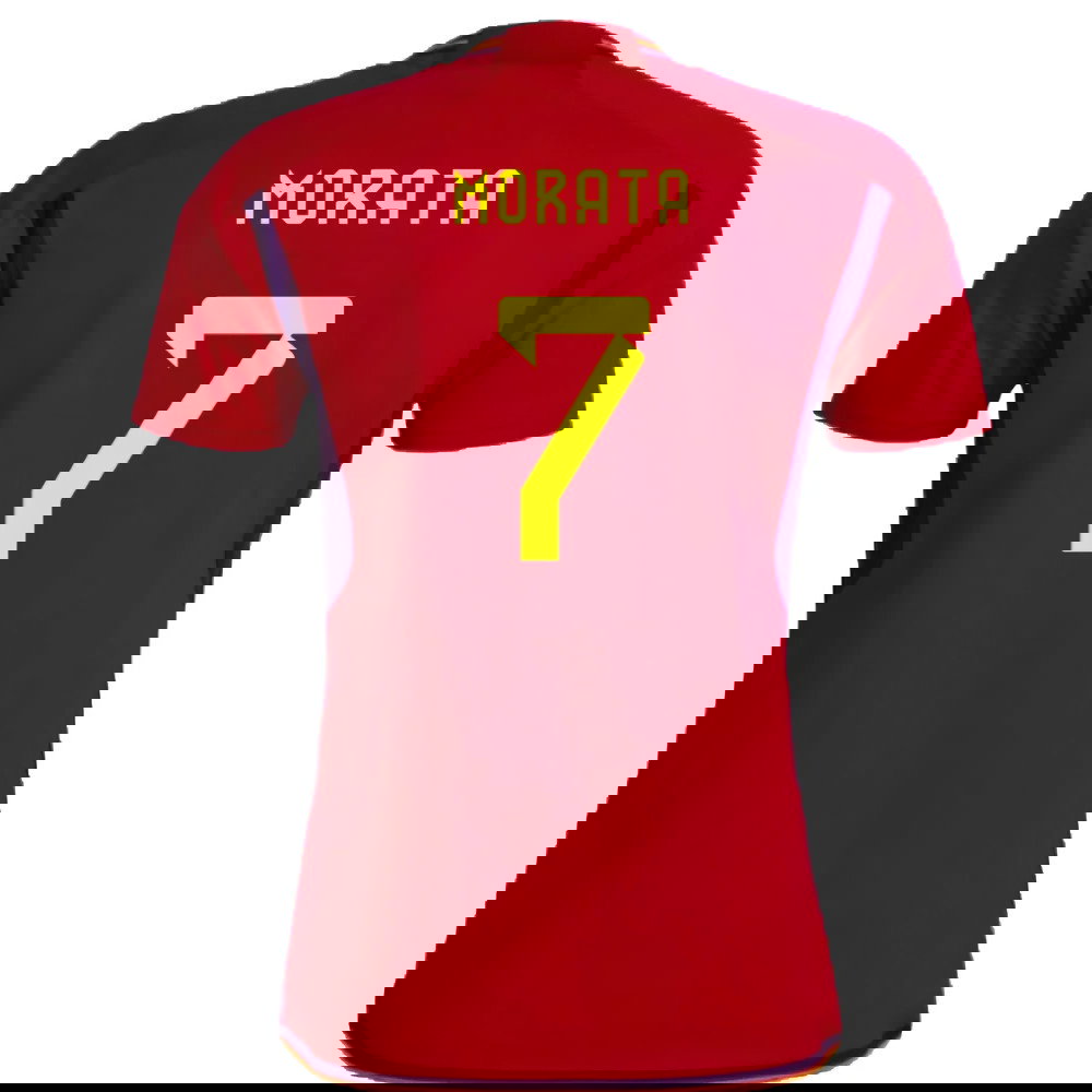 Spain 2022-23 Home Shirt (Womens XL-) (Morata 7) (Mint)